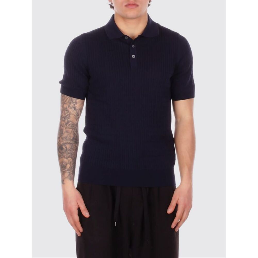 Tagliatore Polo Shirt Men Blue